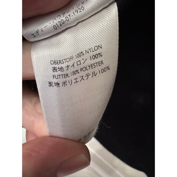 Eddie Bauer‎ Mens Navy Blue Fleece Lined Insulated Full Zip Jacket Size Medium - Picture 7 of 7